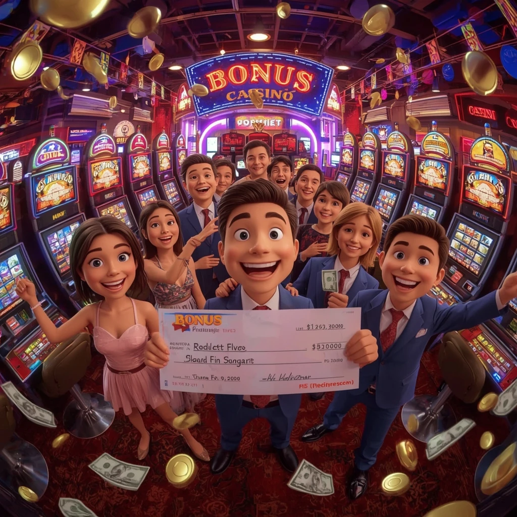 bonus dans les mains d'un homme au Gratowin Casino